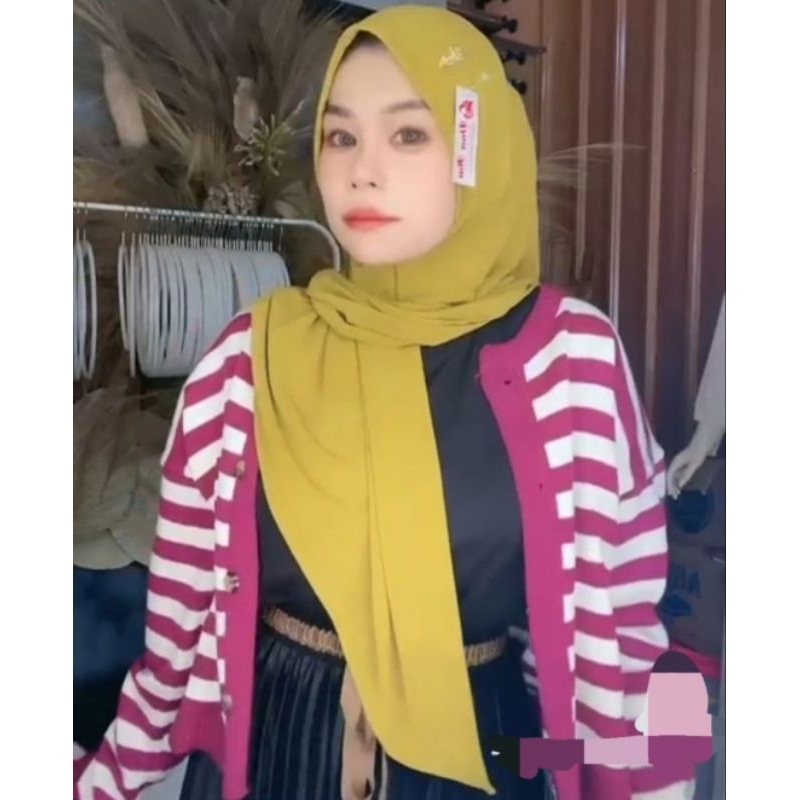 709 JILBAB S3 SEGITIGA Malay Doa Ibu Jersey High Quality/Hijab Doi Ori By Bunyamin HQ