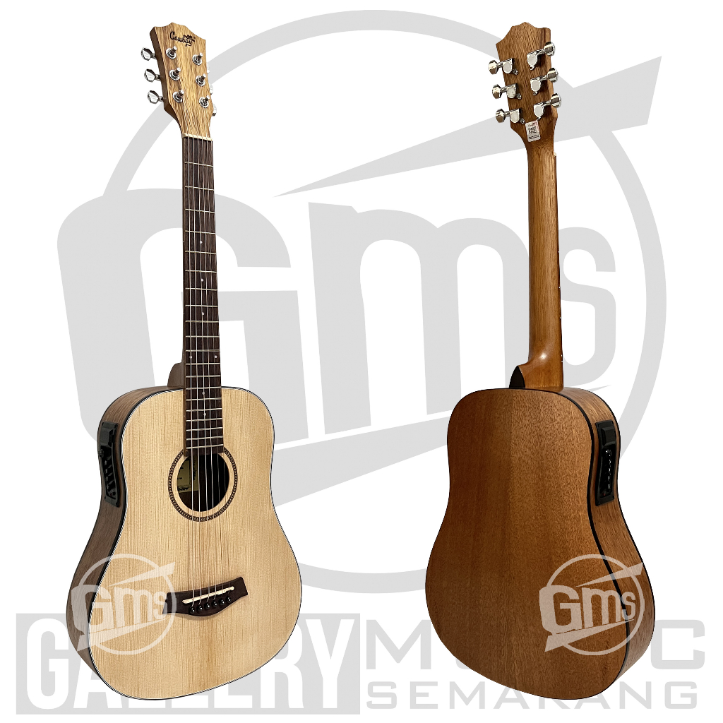 ORIGINAL!!! Gitar Akustik Elektrik ¾ Import Merk Cowboy Equalizer 7545r GW-120 NA GW 120NS 3/4 3per4