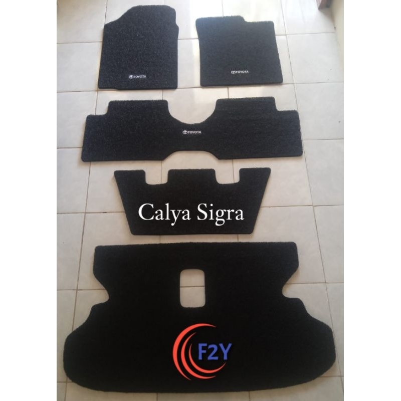 Karpet Mobil Mie Bihun Sigra Calya Full Set Bagasi