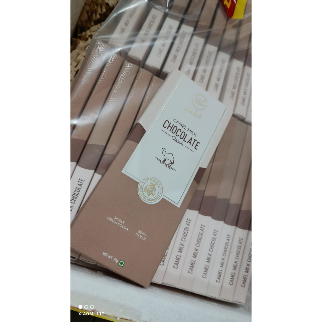 

Coklat Susu Unta Classic (Aadvik Camel Milk Chocolate Classic)