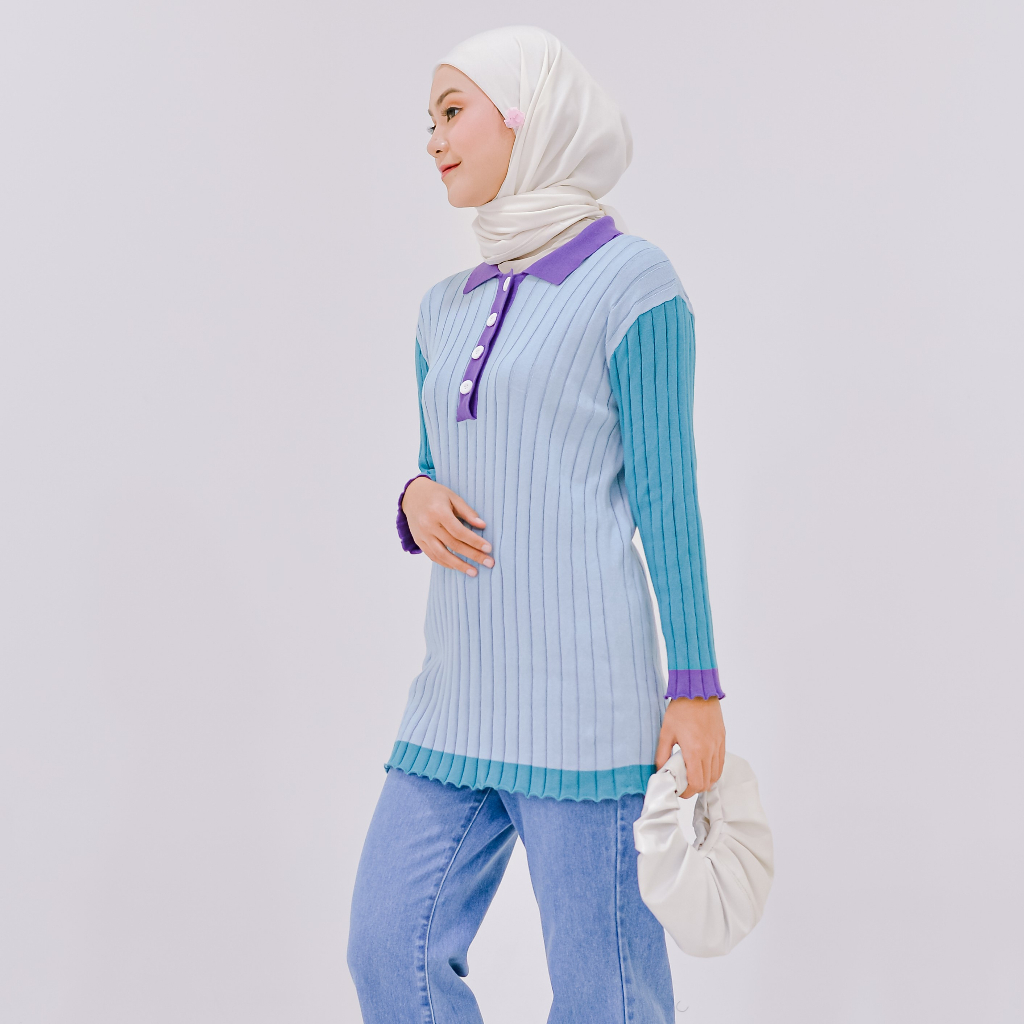 NUNA Milea Knit Blue TOP KNIT