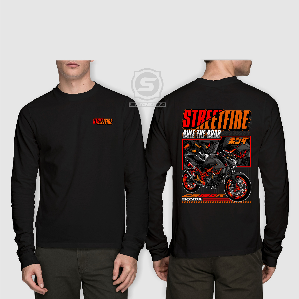Kaos Honda CB150R Streetfire Lengan Panjang - Kaos Motor CB150R Streetfire