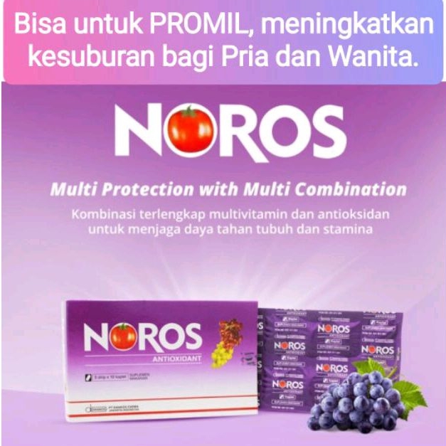 Noros Tablet untuk Promil dan awet muda