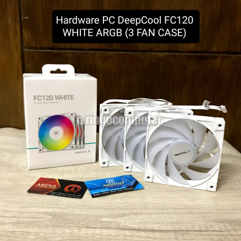 Hardware PC DeepCool FC120 WHITE ARGB (3 FAN CASE)