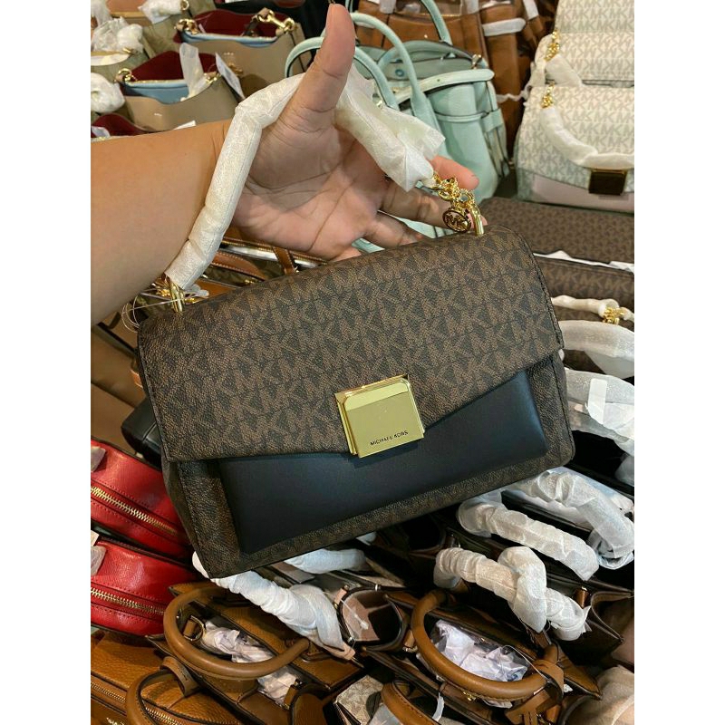 Michael Kors Lita Medium Brown Black