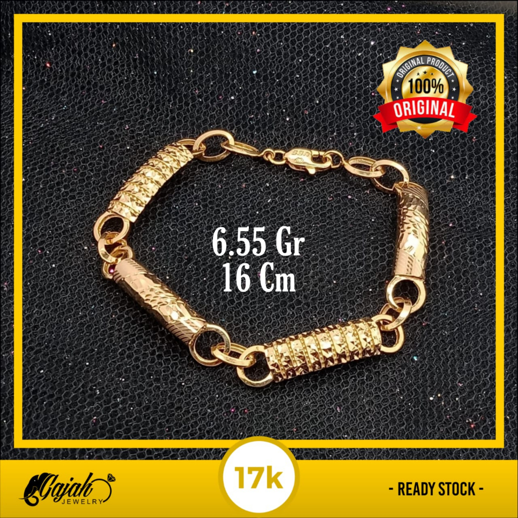 Gelang Emas 17K - 6.55 Gr Kadar 750 - 4641