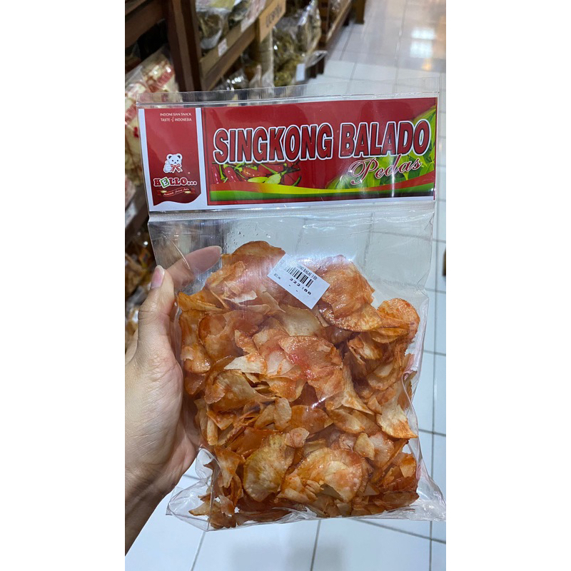 

Kripik/Keripik Singkong Balado “Hello”