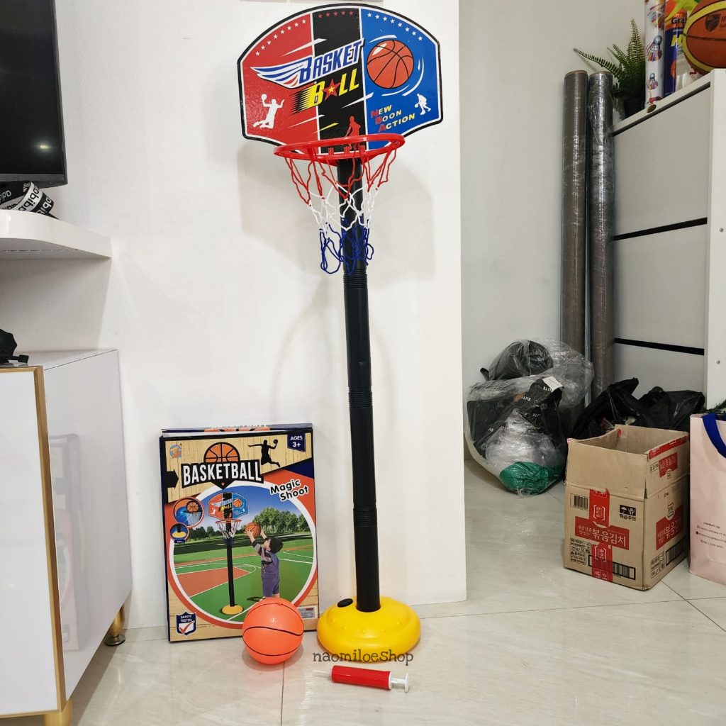 HONEY basket ball MAINAN ANAK NBA BASKETBALL TIANG BOLA BASKET BALL RING JUSTICE LEAGUE