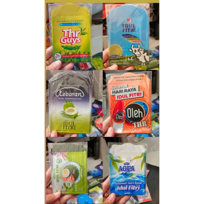 

AMPLOP LEBARAN MOTIF SNACK MEDIUM (isi 10pcs) RANDOM 10rb dapet 4pack