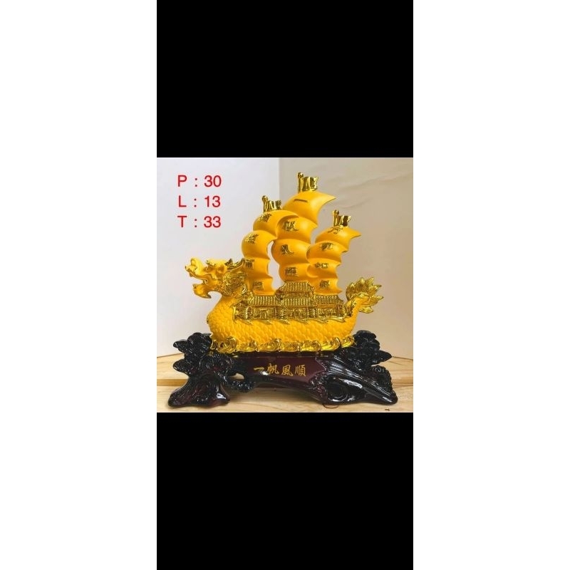 kapal dagang kekayaan perahu naga fengshui