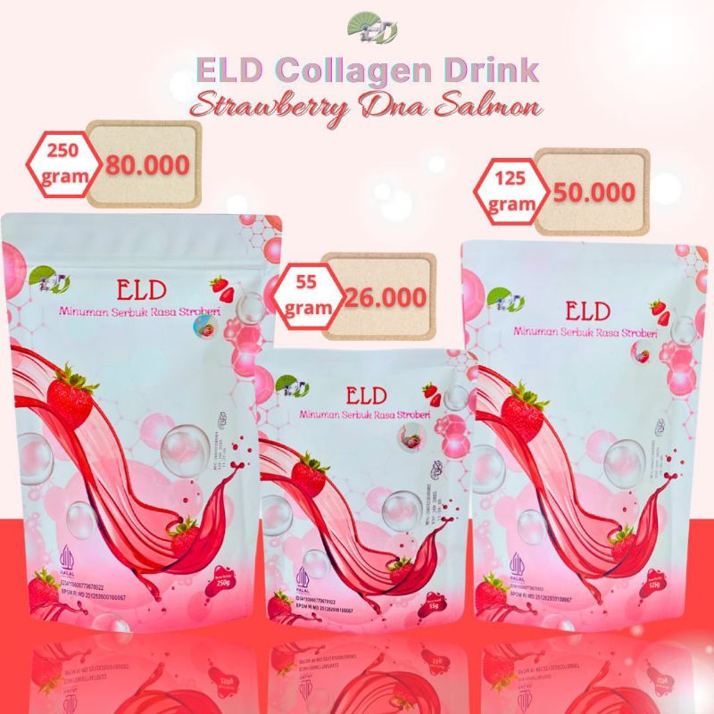 Paket hemat reseller (3pcs) Eld collagen drink minuman bpom aman bumil/ busui