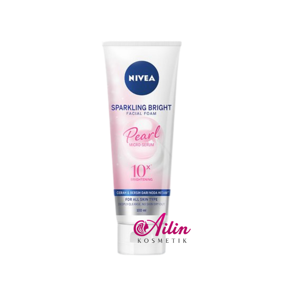 NIVEA Sparkling White Whitening Facial Foam 100ml | Sabun Pencuci Muka by AILIN