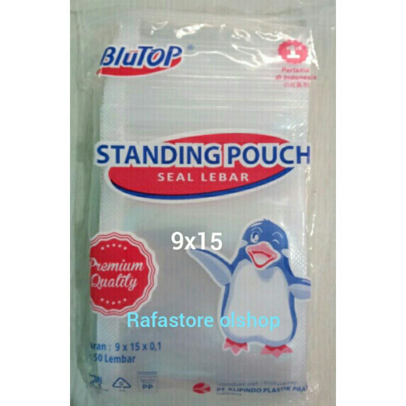 PLASTIK KLIP STANDING POUCH TEBAL UK.0 -100 GRAM (BASRENG 50GRAM) 9X15