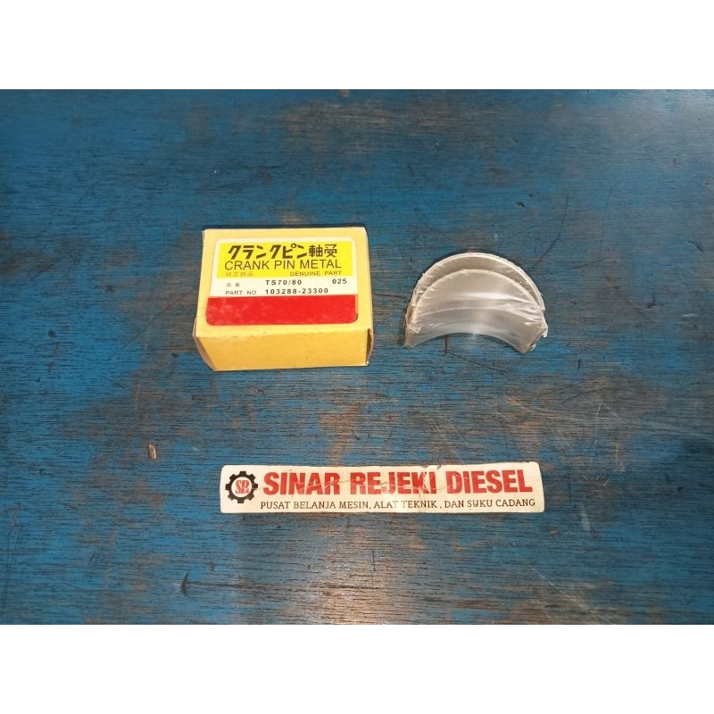 CPM Crank Pin Metal Metal Jalan Yanmar TS70 TS80 Oversize OS 0,25 0.25