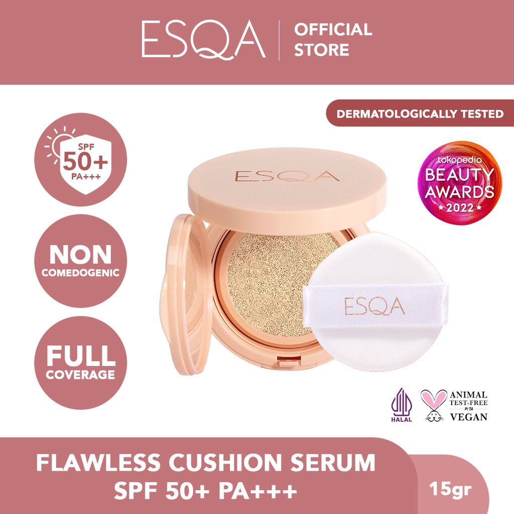 ESQA Flawless Cushion Serum SPF 50+ PA+++