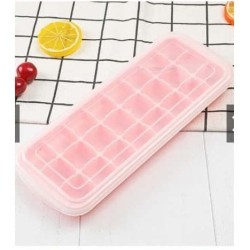 SGMSHOP 24 Lubang Cetakan Es Batu Jelly Puding Dengan Tutup Higienis Silikon Ice Cube