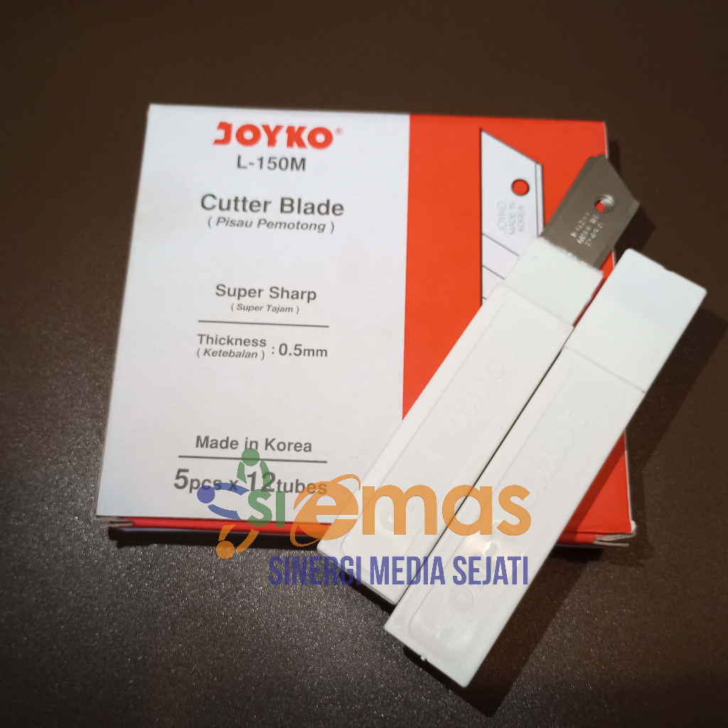 

Isi Cutter Besar Joyko L150 | Refill Cutter Blade | Cutter Joyko L-150 | Mata Pisau Isi Ulang