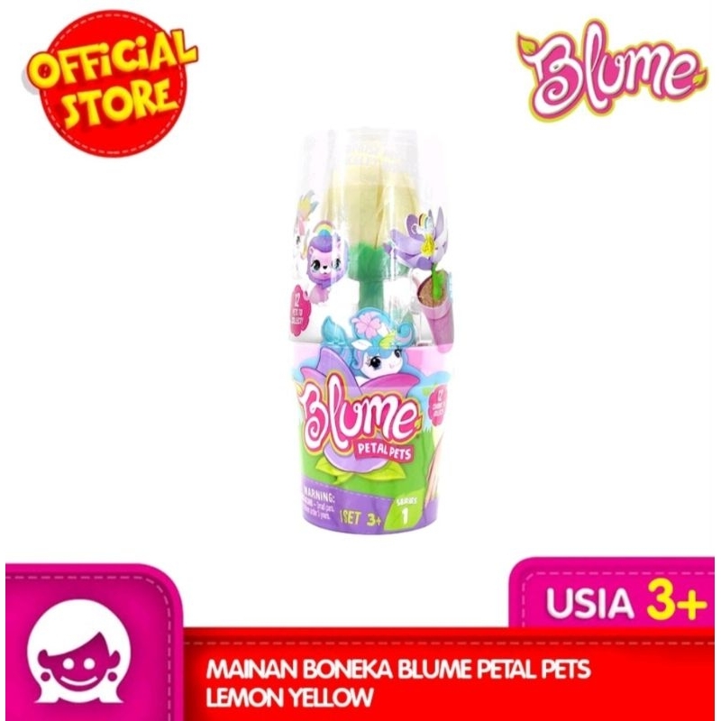 Mainan Boneka Blume Petal Pets Lemon Yellow