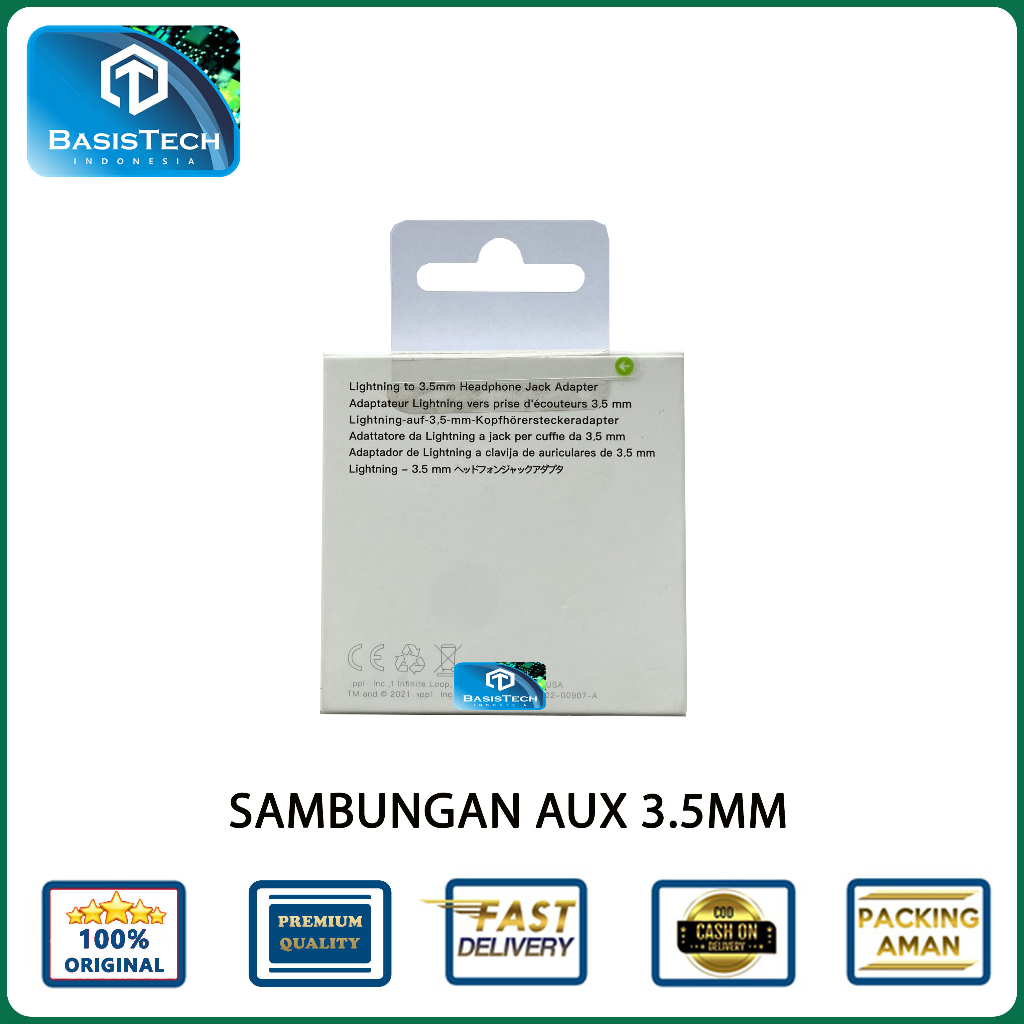 SAMBUNGAN AUDIO JACK 3.5MM - BASISTECH ORIGINAL QUALITY