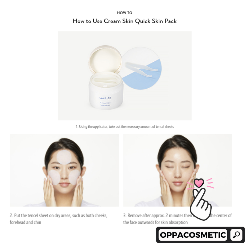 LANEIGE Cream Skin Quick Skin Pad 50EA