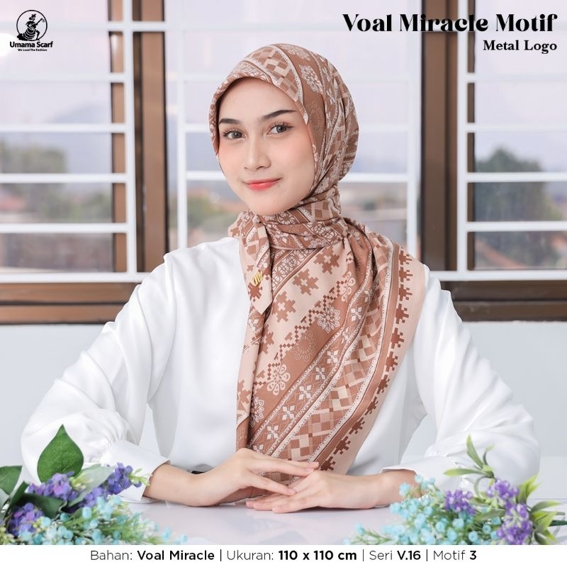 JILBAB VOAL MIRACLE PRINT MOTIF PREMIUM UMAMA