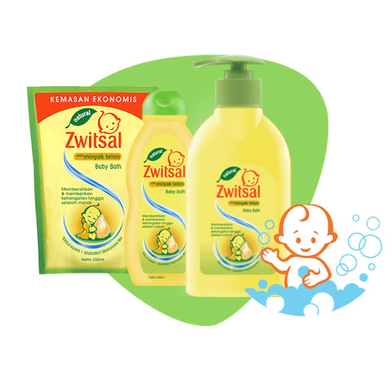 Zwitsal Baby Bath Hair And Body 450ml - Sabun Mandi Bayi