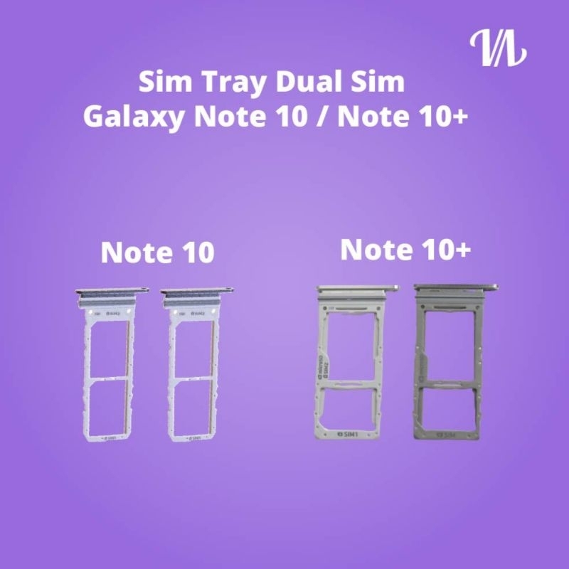 Simtray sim tray Samsung Galaxy Note 10 Note 10+ Note 10 Plus Dual Sim | Tempat Sim Card