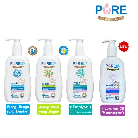 Pure Baby Wash / Sabun Mandi Bayi (Ready Varian Ukuran dan Aroma)