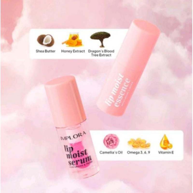 Paket Bundling Implora Lip Serum &amp; Implora Lip Essence