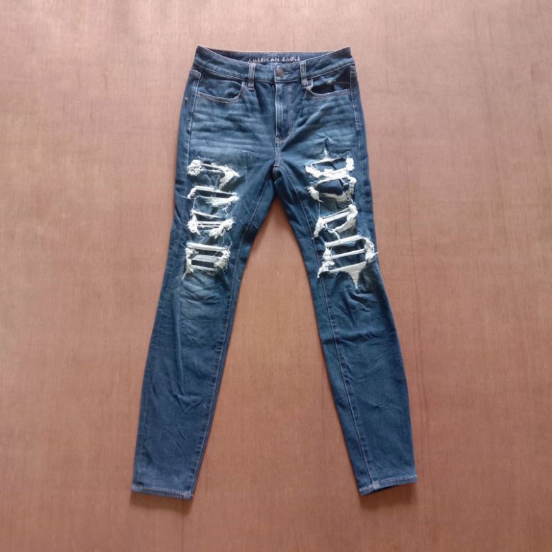 Jeans American Eagle Blue Wash Ripped Original