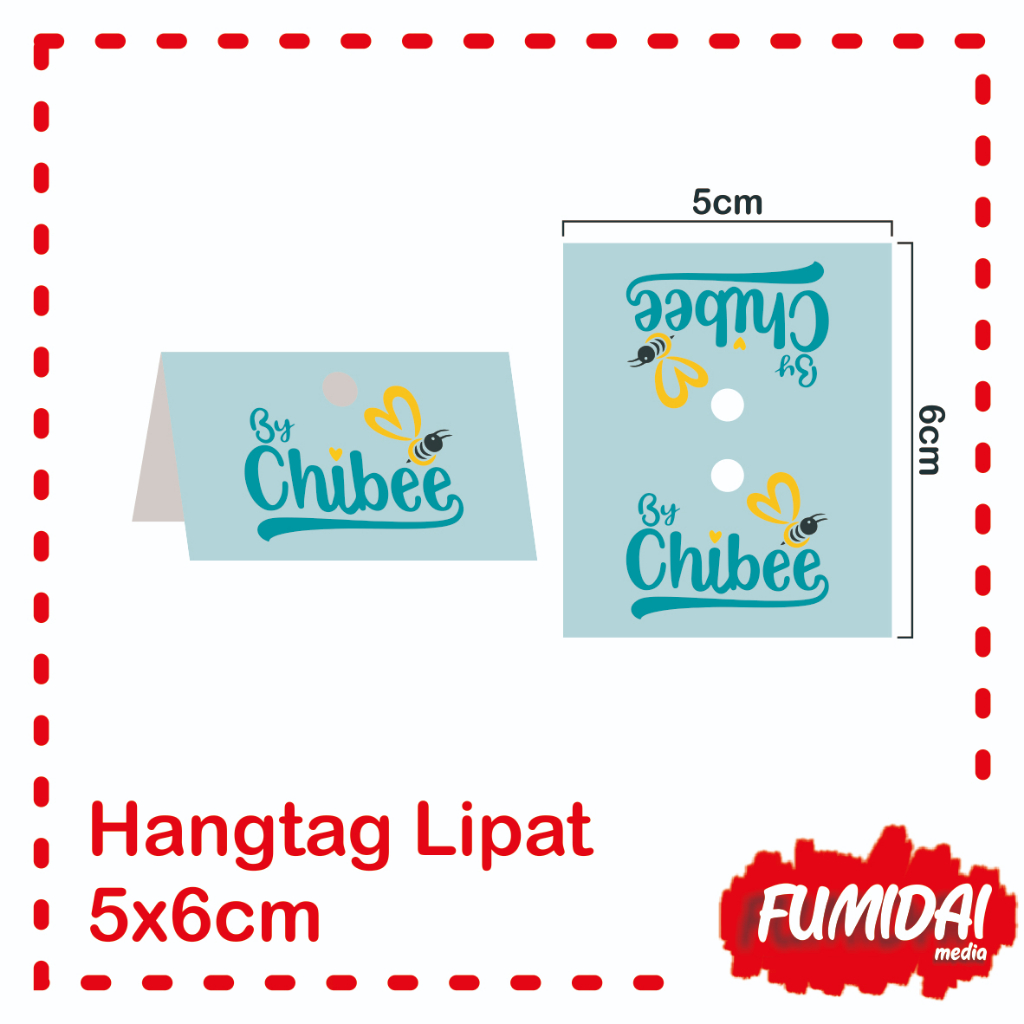 

HANGTAG / HANG TAG / LABEL LIPAT 5x6 (terbuka)