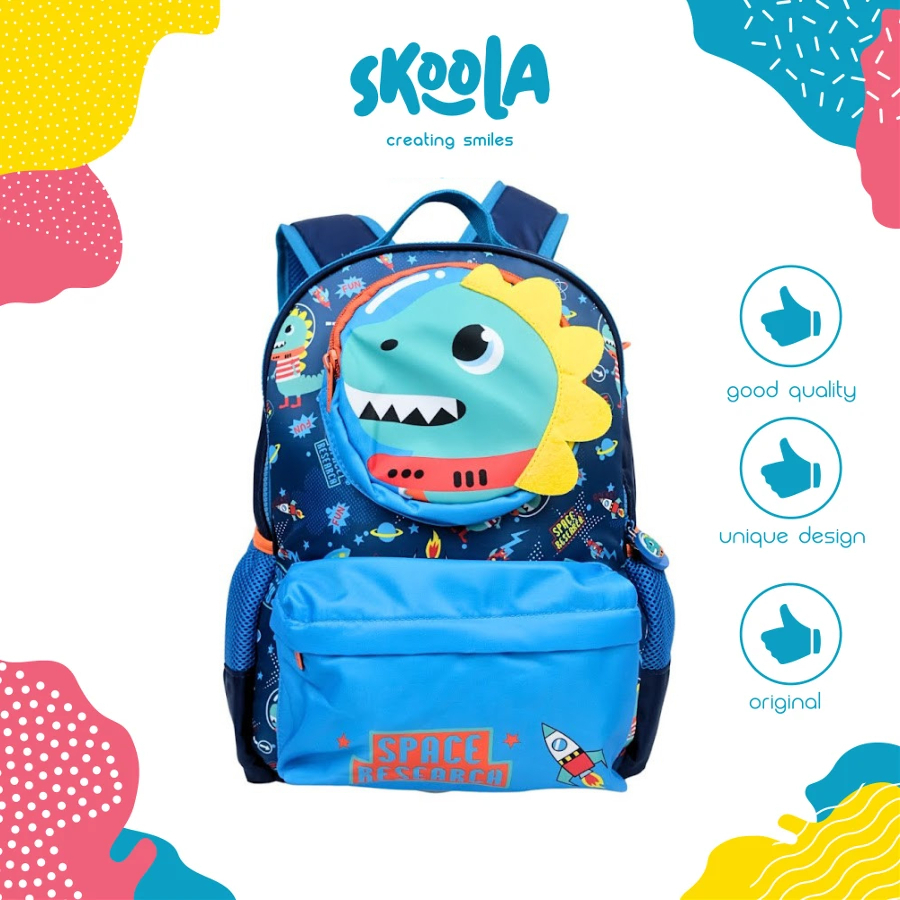 Skoola Tas Sekolah Anak Laki - Laki SD Ransel Dinosaurus - Ciara