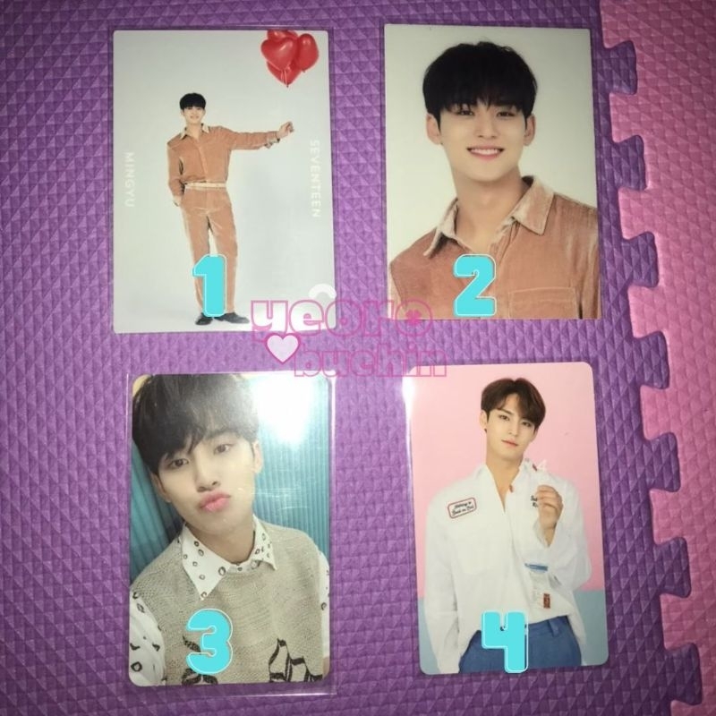 READY STOCK | Seventeen Mingyu - Photocard PC TC Dome Tour Henggarae Net Cargen