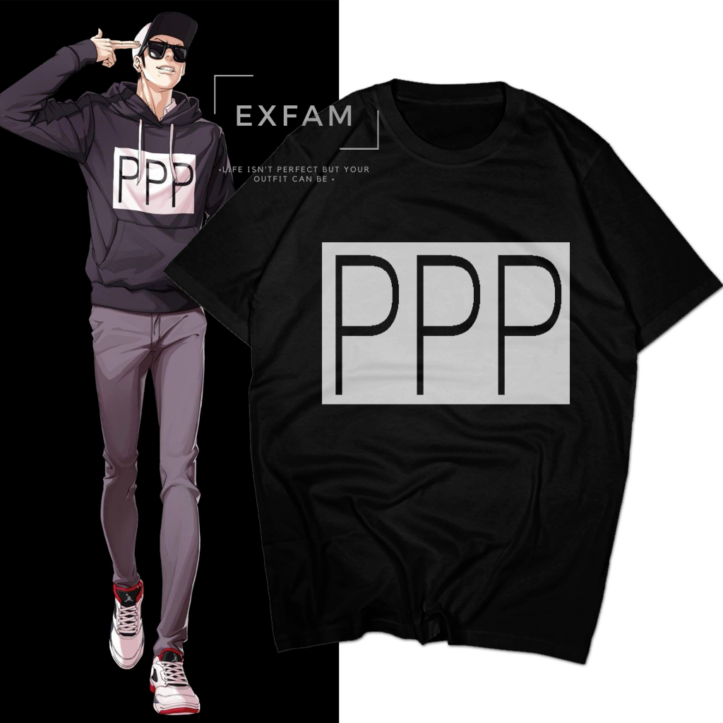 T Shirt Kaos Lookism Jin Hobin PPP Komik Korea