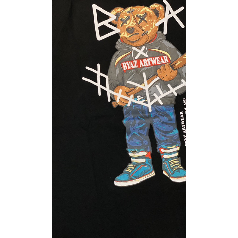 [OVERSIZE] T Shirt BYAZ BxA Bear Baseball