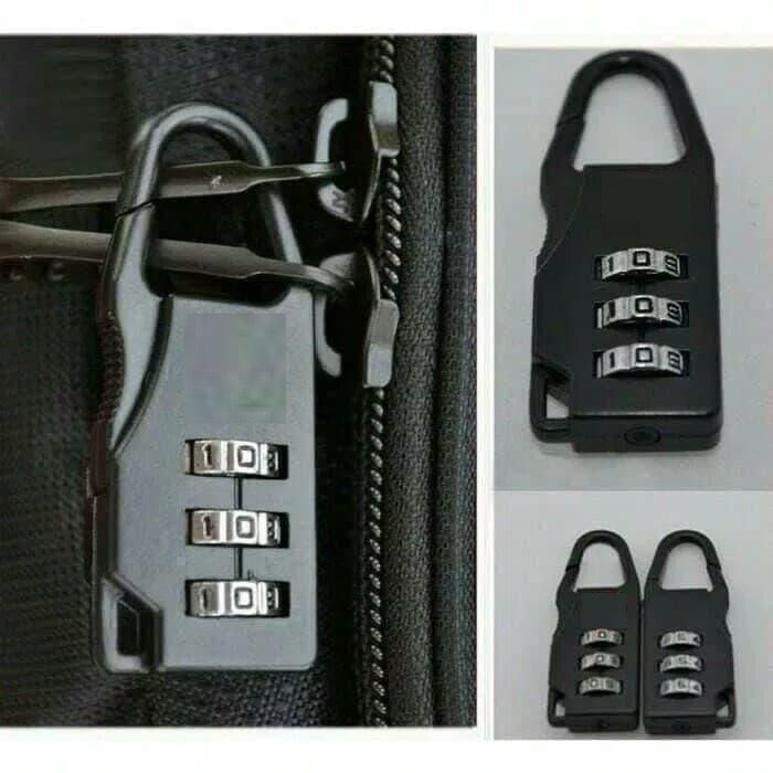 Gembok Koper Kode Angka Numeric Code For Koper Loker Tas Ransel Pengaman Anti Maling