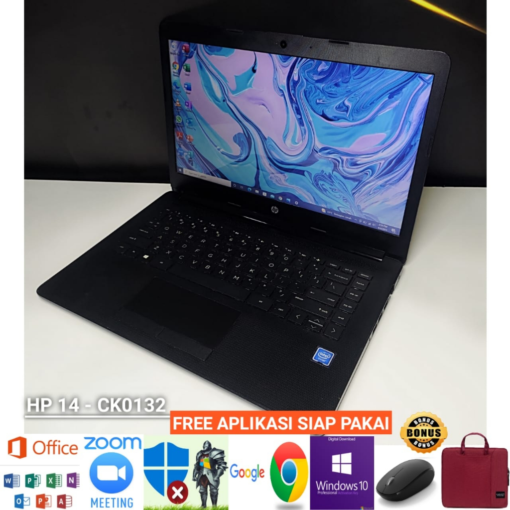 Laptop HP 14-CK132 intel N4000 Ram 4GB HDD 500GB - Windows 10