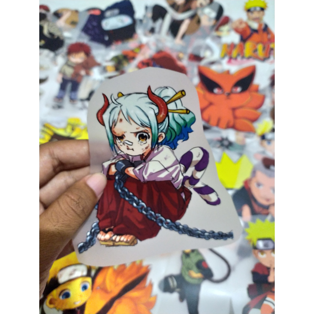 STIKER SABLON SETRIKA KAOS DTF GAMBAR SERIAL FILM NARUTO KARAKTER YEE MIKO