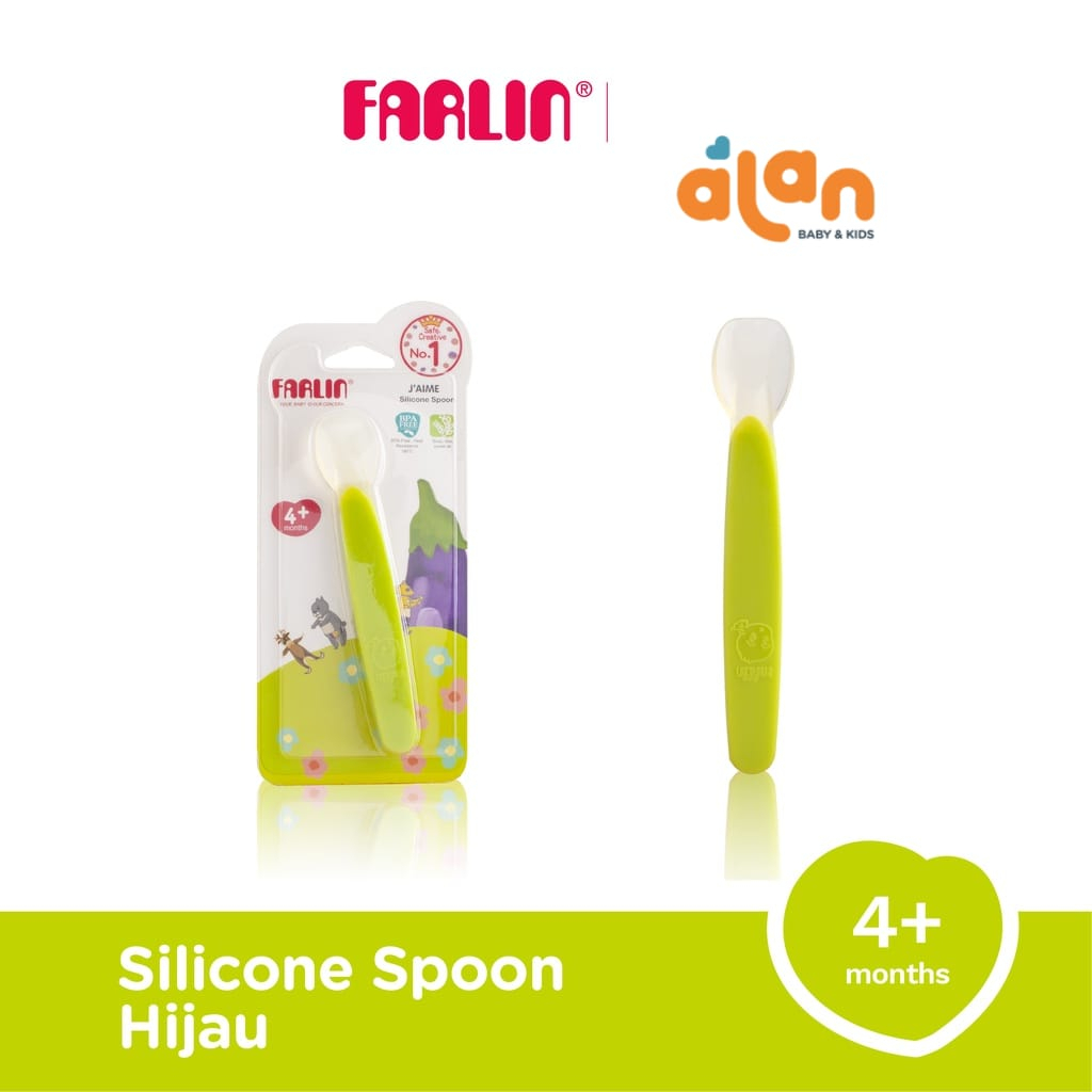 Farlin Silicone Spoon - Sendok Makan Anak Silikon