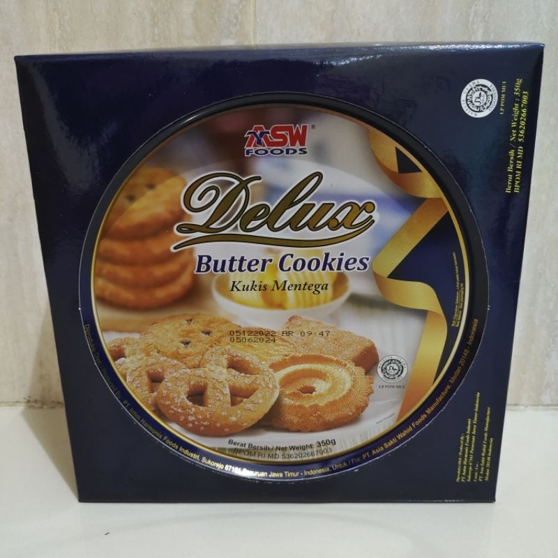 ASW foods Delux Butter Cookies kukis mentega
