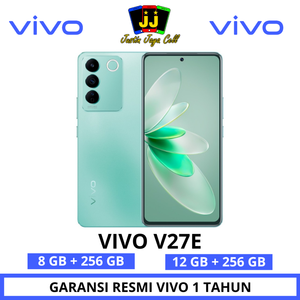 VIVO V27E 8/256 &amp; V27E 12/256 EXTENDED RAM 8GB GARANSI RESMI VIVO 1 TAHUN