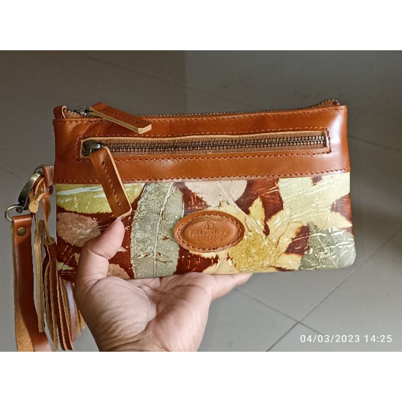 NAILA DOMPET HP, KOIN, KULIT HAVANA NR LEATHER
