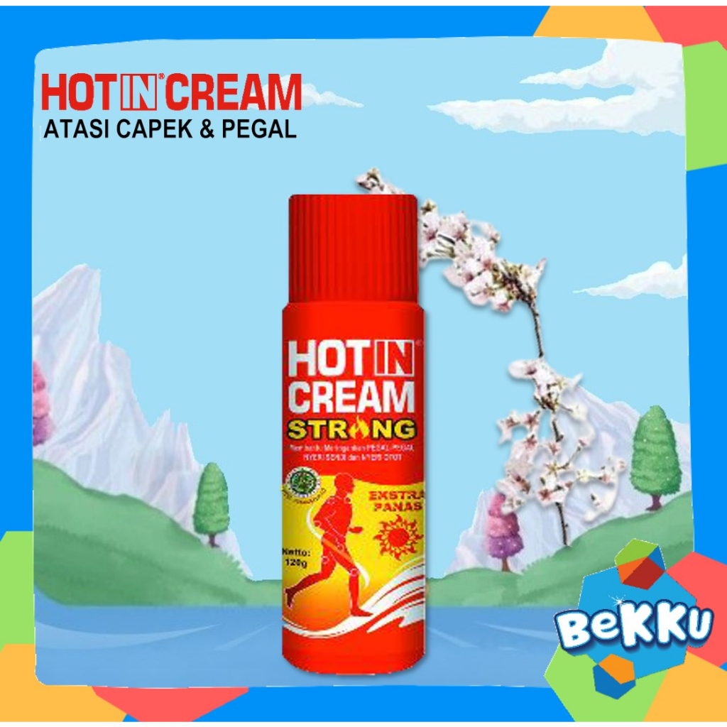 Hotin Cream Botol 120 ml / Hot In Krim Pegal Nyeri Otot / Cream Gosok / Cream Pijat - Bekku