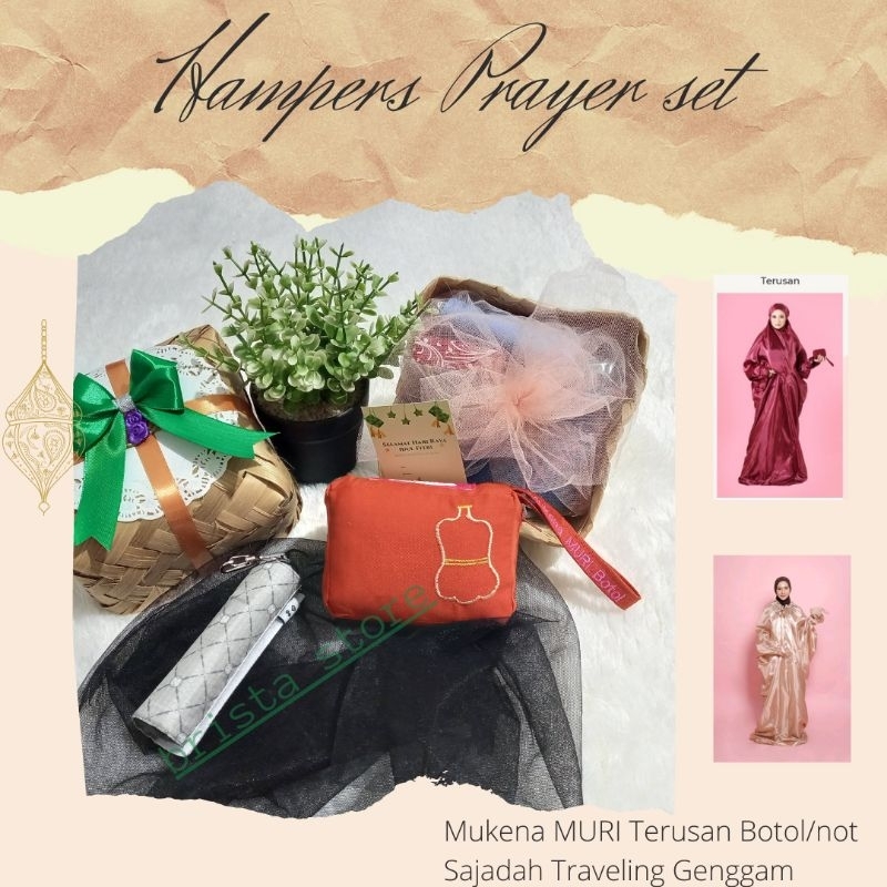 Hampers Mukena dan Sajadah Traveling Mini