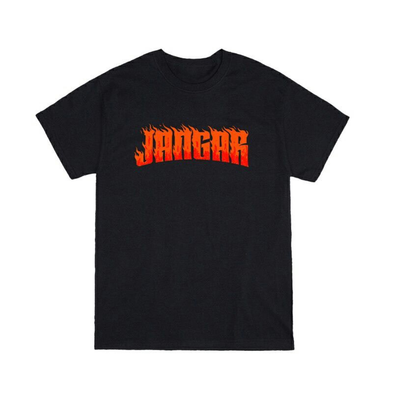 Kaos Jangar Fire Logo - T-shirt Jangar New Merchandise Musik Kaos Band