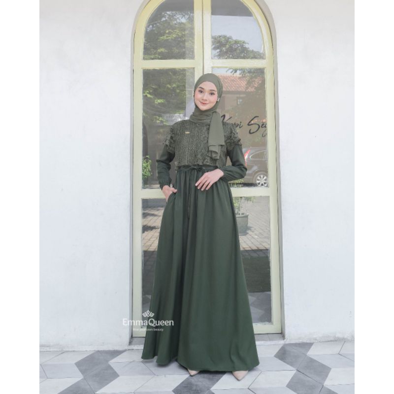 DRESS LEBARAN CANTIK NADELA BY EMMAQUEEN