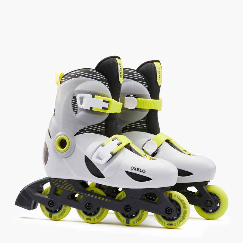 Oxelo Sepatu roda play 5 anak abuabu 8739810