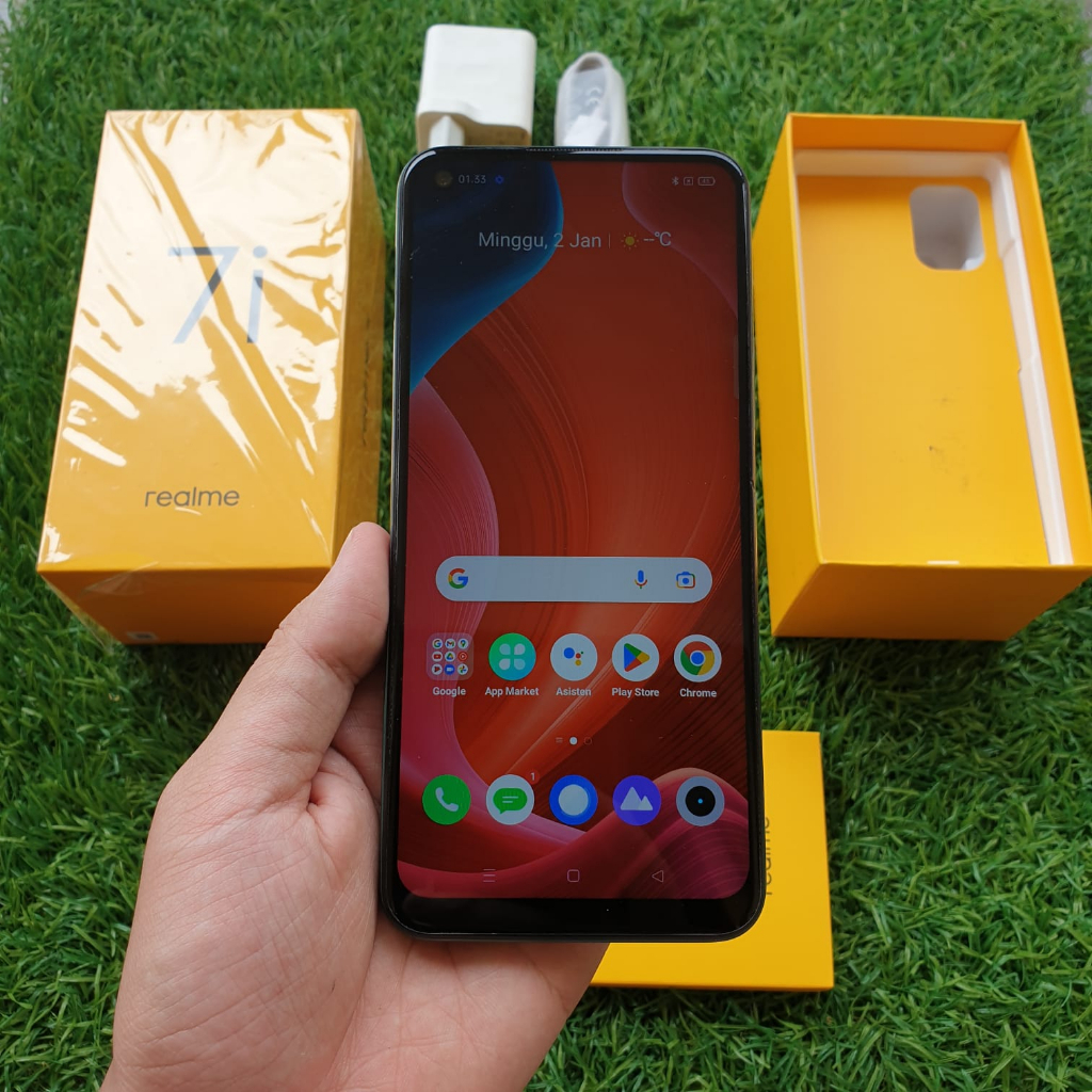 REALME 7I SECOND 8/128 GB HP SECOND HANDPHONE SECOND HP SEKEN HP BEKAS HP MURAH