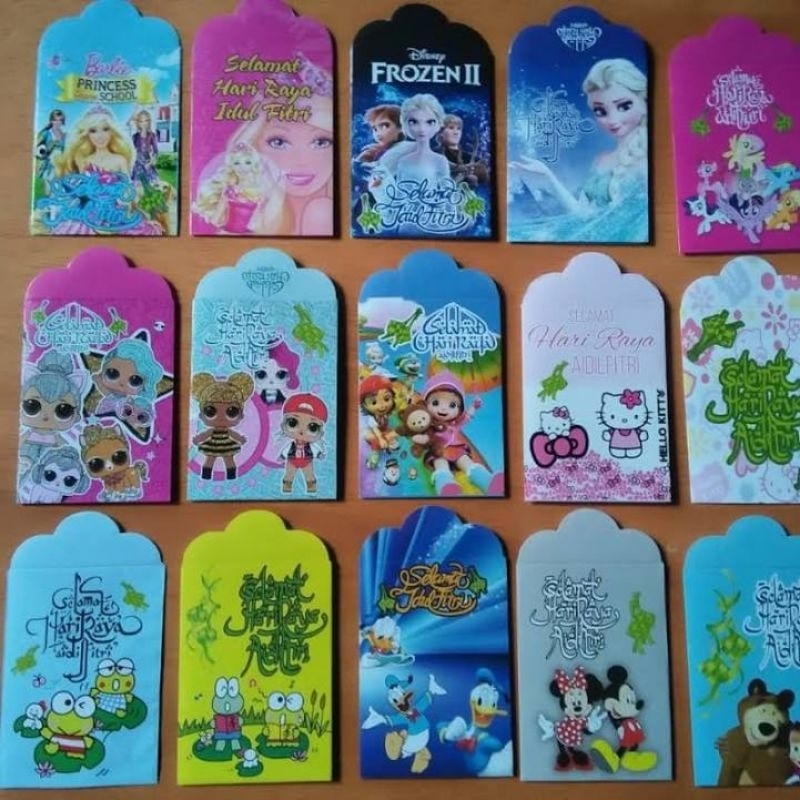 

Angpao Lebaran Unik Murah 1 pax isi 10 pcs RANDOM