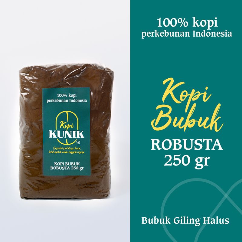 

Kopi Bubuk Robusta 250gram